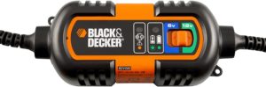 Black und Decker BDV090 Ladegerät 12 V Autobatterie draufsicht