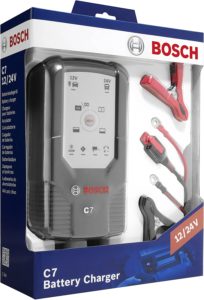 Ladegerät Bosch C7 in Verpackung