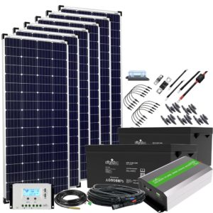Solar Bausatz XXL Master 1200 W Offgridtec 24 V Solaranlage