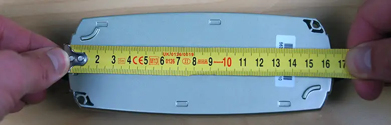CTEK MXS 5.0 Autobatterie Ladegerät Abmaße Länge gemessen