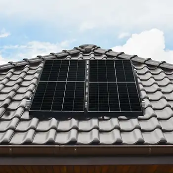 Priwatt Balkonkraftwerk Solarmodule für das Dach (Ziegeldach) titan-solar-priroof-duo_350